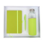 NOTEBOOK, BOTTLE AND PEN CORPORATE GIFT SET